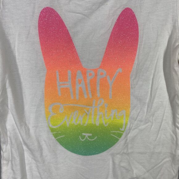 Target Circo T Shirts Girls Easter and St Paddys Day Sz Med Glitter Graphic Tee - Picture 4 of 8